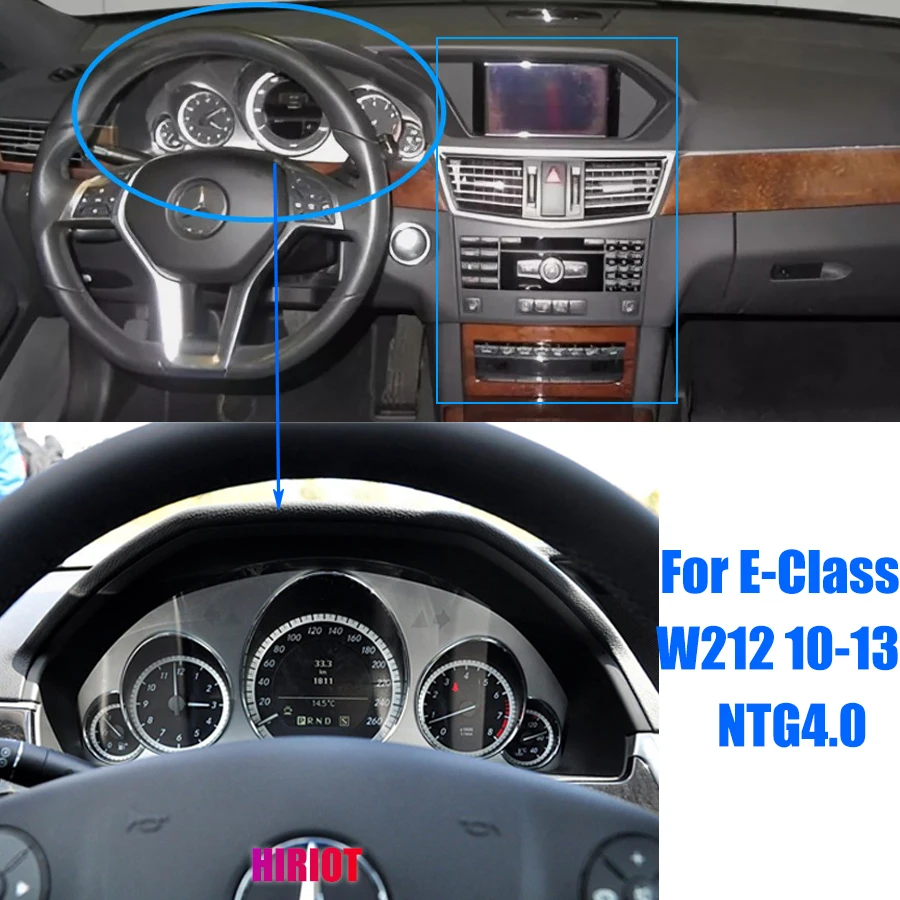 

12,3-дюймовый ЖК-цифровой приборный датчик, спидометр для Mercedes Benz E-Class Sedan W212 S212 2010-2015, тахометр приборной панели