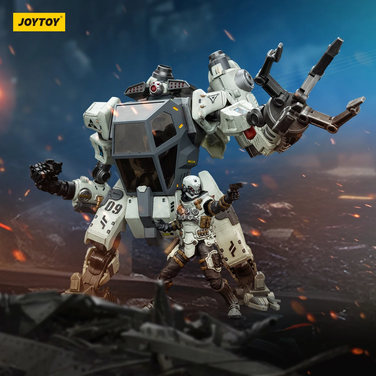 [В НАЛИЧИИ] JOYTOY 1/18 Фигурка North 09 Strike Attack Mecha Коллекция Модель игрушки в подарок