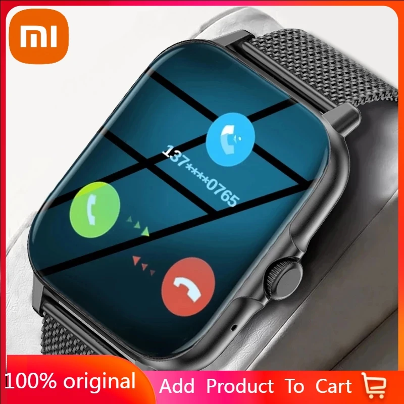 

Смарт-часы Xiaomi NFC с Bluetooth, фитнес-трекером и сенсорным циферблатом
