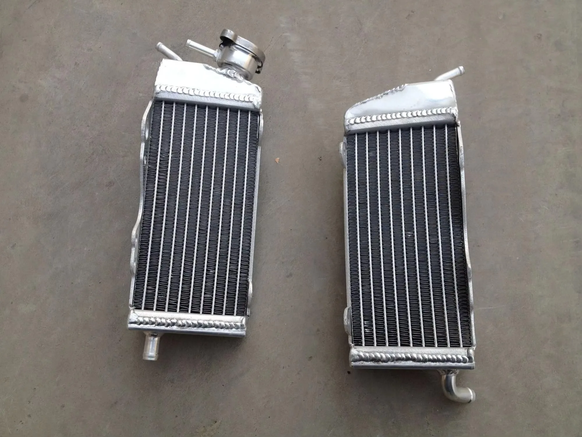 Алюминиевый радиатор GPI для Yamaha YZ125 YZ125K YZ125L 1983 года кулер охлаждающей жидкости