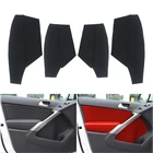 4 шт., защитные накладки на внутреннюю панель двери из микрофибрыНакладка на подлокотник двери, защитная накладка для VW Tiguan 2008 2009 2010 2011 2012