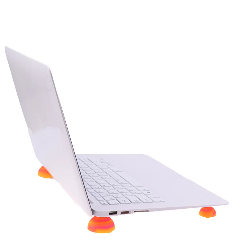 

Silicone Mini Laptop Cooling Ball Notebook Portable Cooler Stand Feet Skidproof Pad Heat Reduction For Notebook Universal