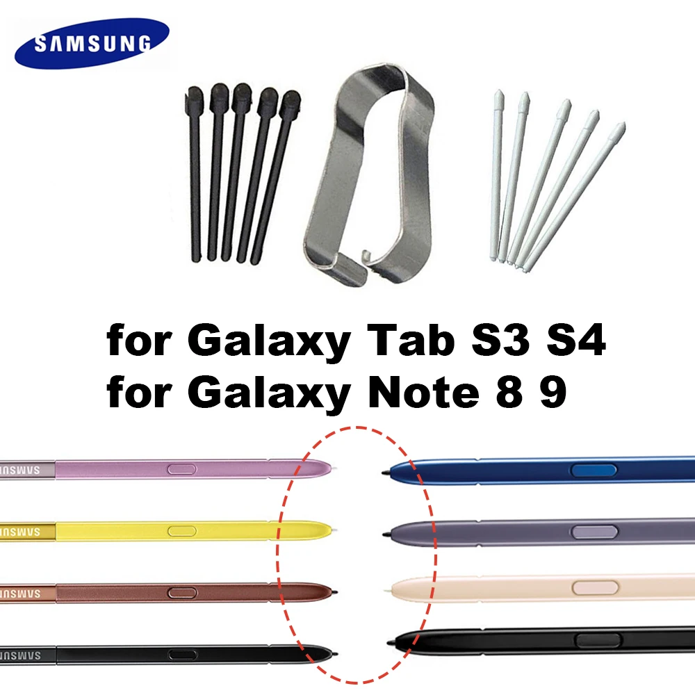 

5 PCS Replacement Tips for Samsung Galaxy Tab S3 S4 Note 8 Note 9 Pen Stylus S Pen Accessories Penpoint Tweezers Removal Tools