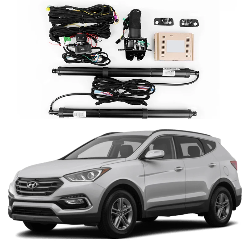 

Электрическая задняя дверь для Hyundai Santa fe sel, интеллектуальный автоматический замок на присоске, модификация багажа, автомобильные принадлежности