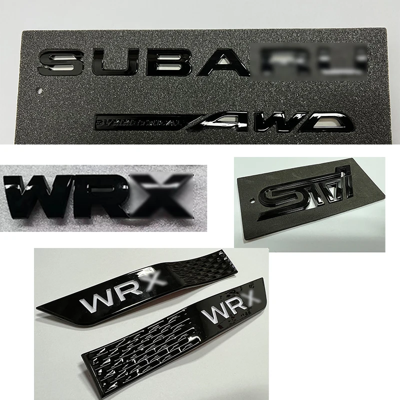 

Car ABS Sticker For Subaru XV Legacy Outback Crosstrek Forester Impreza STI WRX Emblem Auto Body Rear Trunk Stickers Front