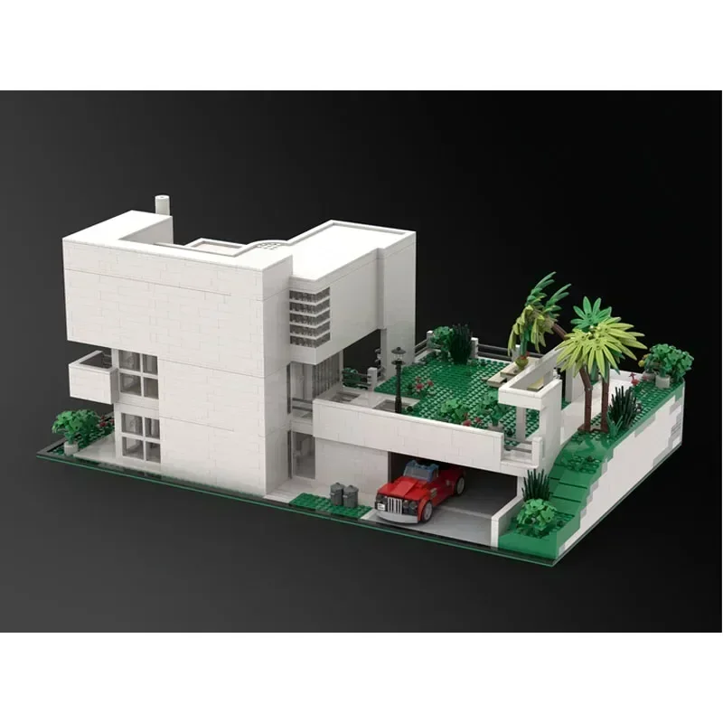 MOC-86714 Giovannitti House of Richard Meier собранный строительный блок модель 4066 детали детская