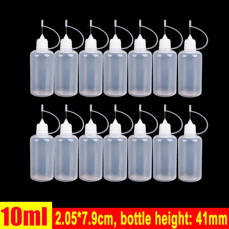 

Пластиковые бутылочки для клея 10/30/50 мл