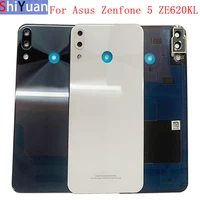 original battery cover back door housing case for asus zenfone 5 ze620kl rear cover with camera lens logo replacement parts