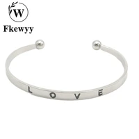 fkewyy womens love bracelet simple fashion design round bracelet couple romantic sweet gift bracelets party accessories bangles