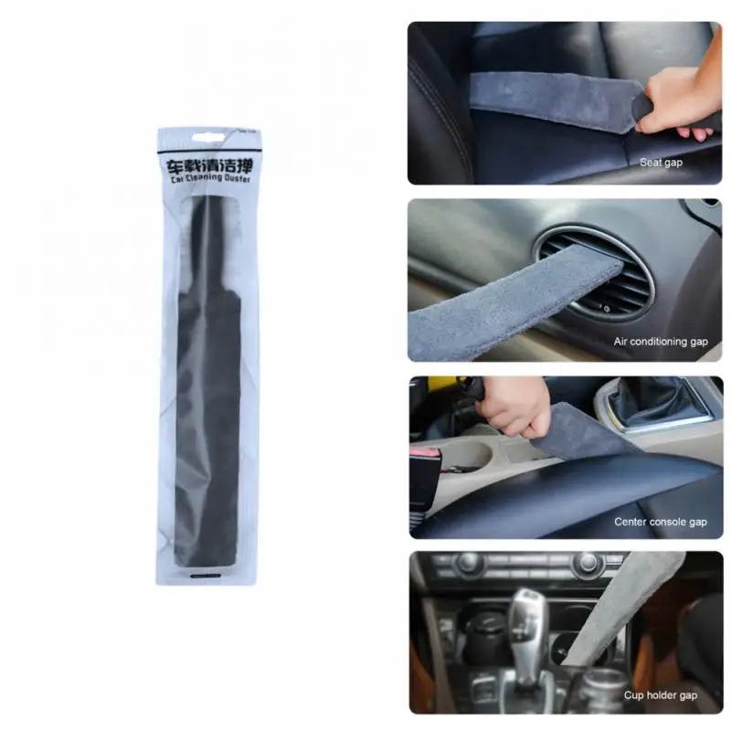 

Car Cleaning Brush Air Conditioner Vent Cleaner Auto Interior Detail Dust Blinds Duster Outlet Brush Car-styling Auto Accessory