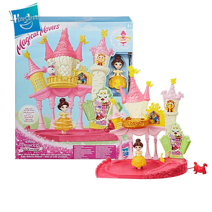 

Hasbro Disney E1632 вращающийся Замок принцессы Белль замок Волшебный Поворот Мини-герои серии игрушки для девочек