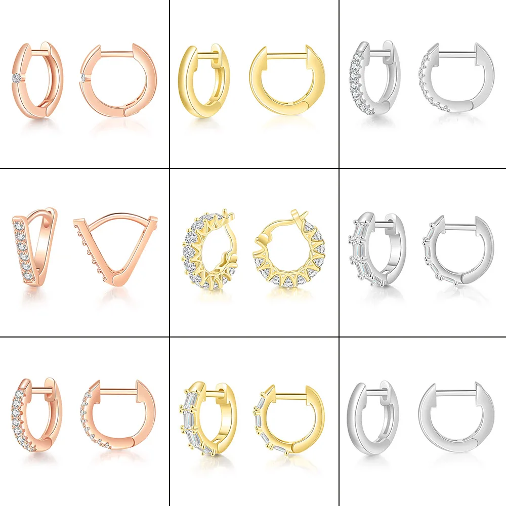 

Серьги-кольца для женщин и мужчин, модные украшения в стиле хип-хоп, бриллианты для пирсинга, аксессуары для дня рождения, различные стили