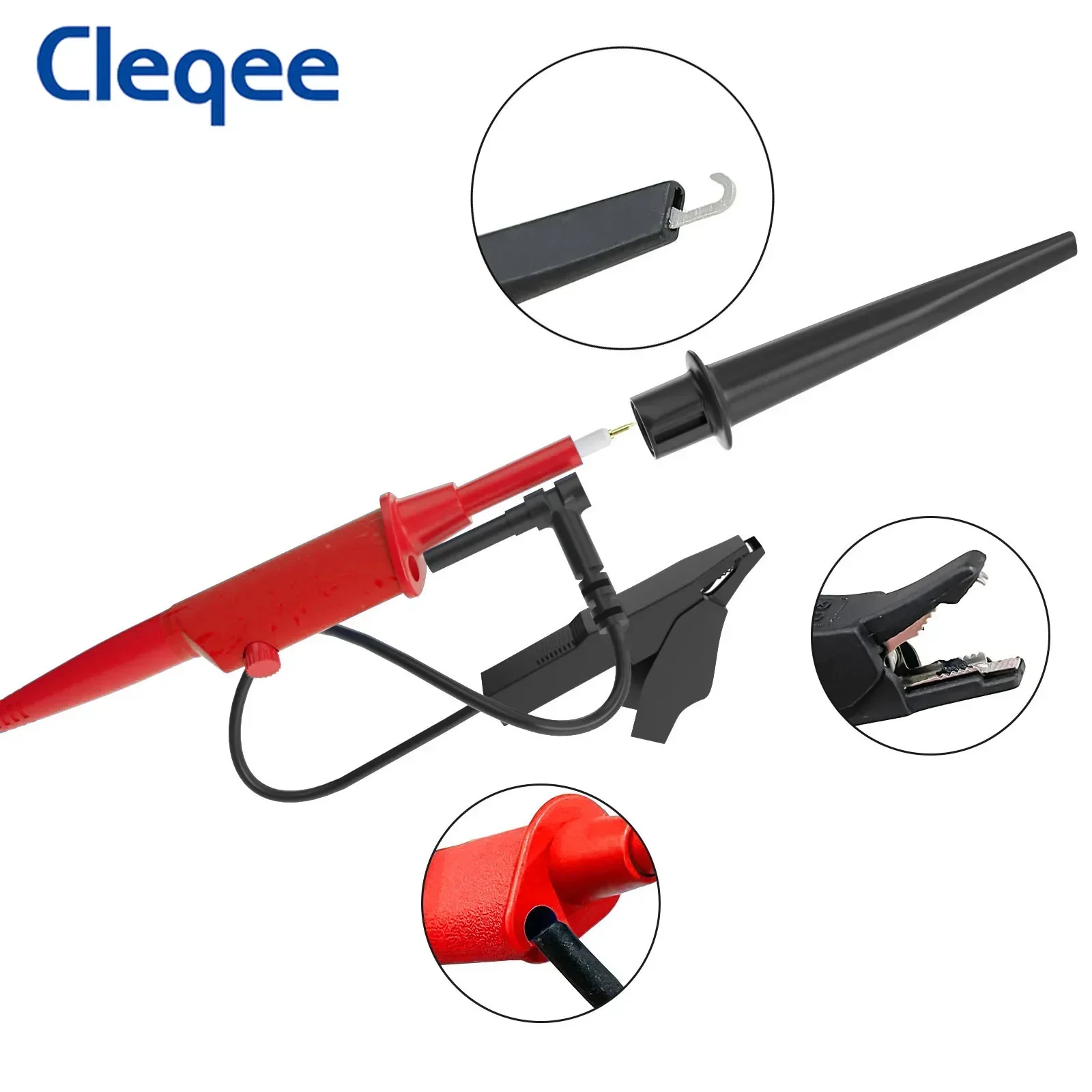 Фото Cleqee P2301C 300 МГц осциллограф зонд 100:1 высокое напряжение 5 кВ безопасный разъем BNC для цифрового осциллографа №4
