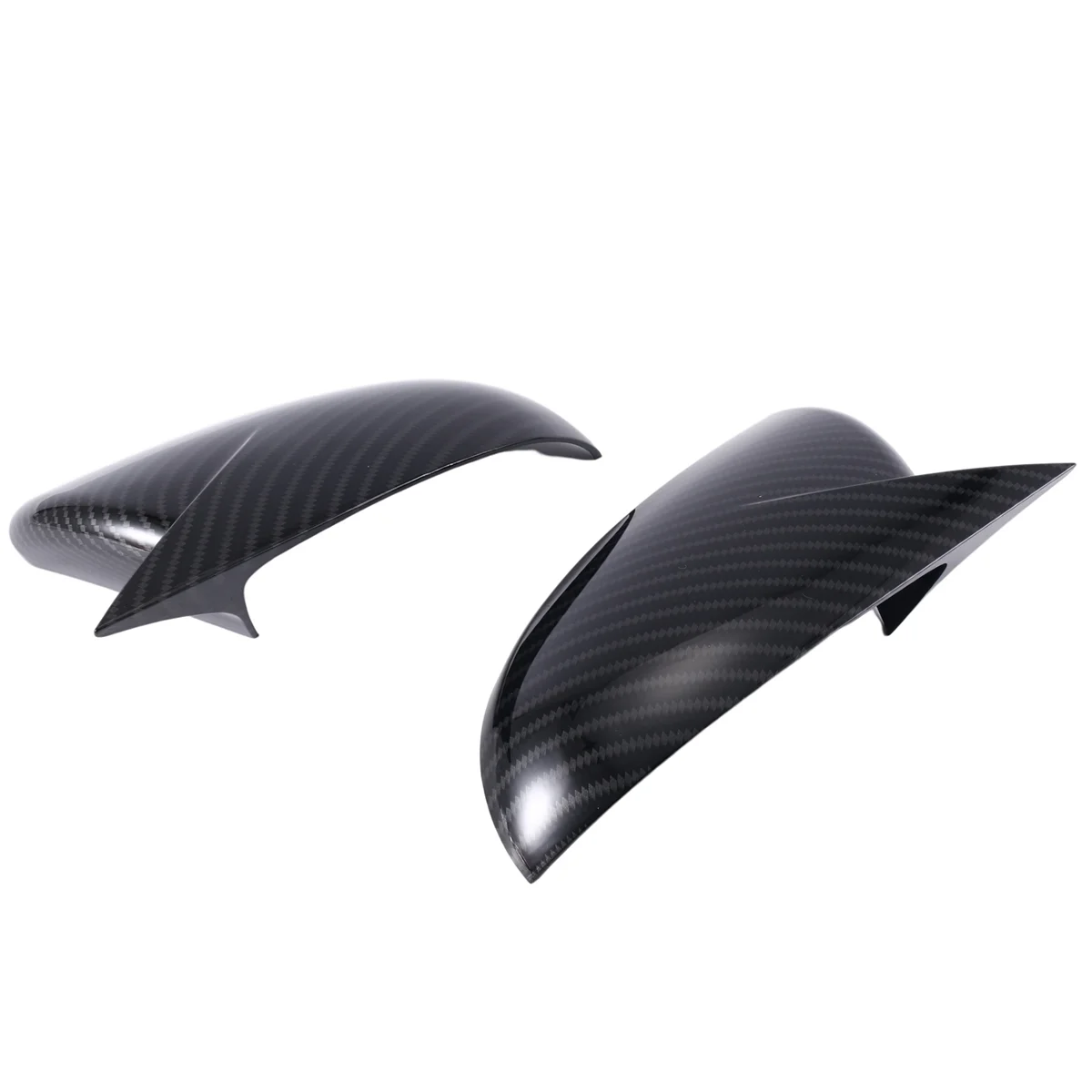 

1Pair Rear View Mirror Cover Housing Ox Horn Trim Caps for Kia Optima K5 2016-2019 Side Door Mirror Shell Sticker B