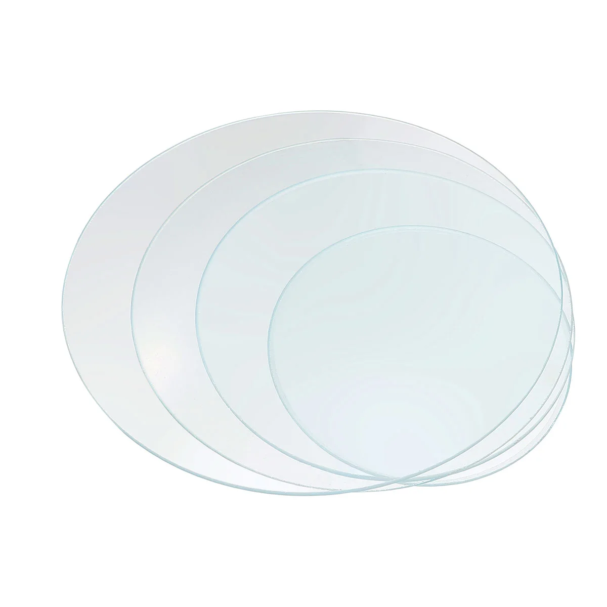 

4Pcs Beaker Cover Thickened Watch Glass School Laboratory Glass Equipment