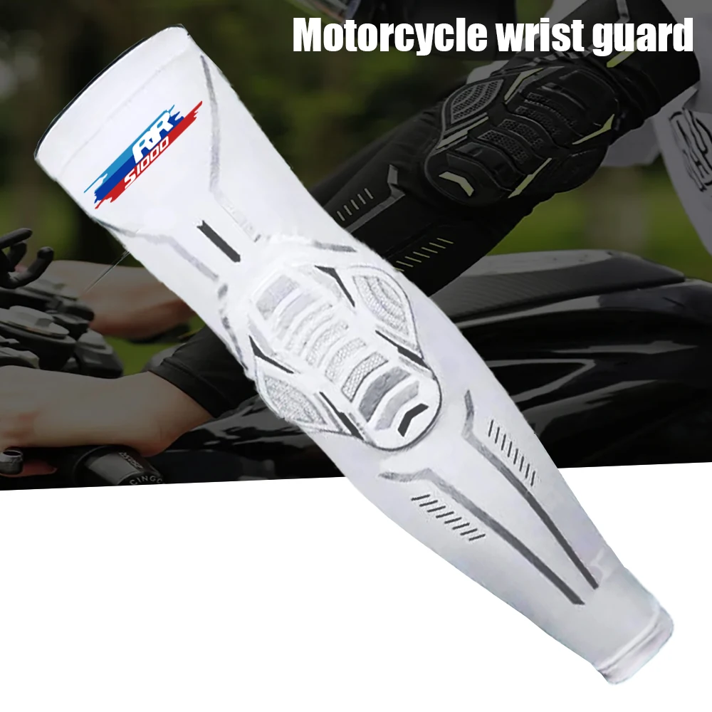 

For BMW R S1000R R1200GS R1250ADV R1250GS RR S1000 S1000RR Anti-collision sports Breathable anti-UV motorcycle riding elbow pads