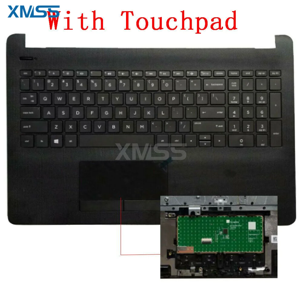 Новая клавиатура подставка для рук на английском языке HP 15-bs 15-bs113DX 15-bs115DX 15-bs038DX