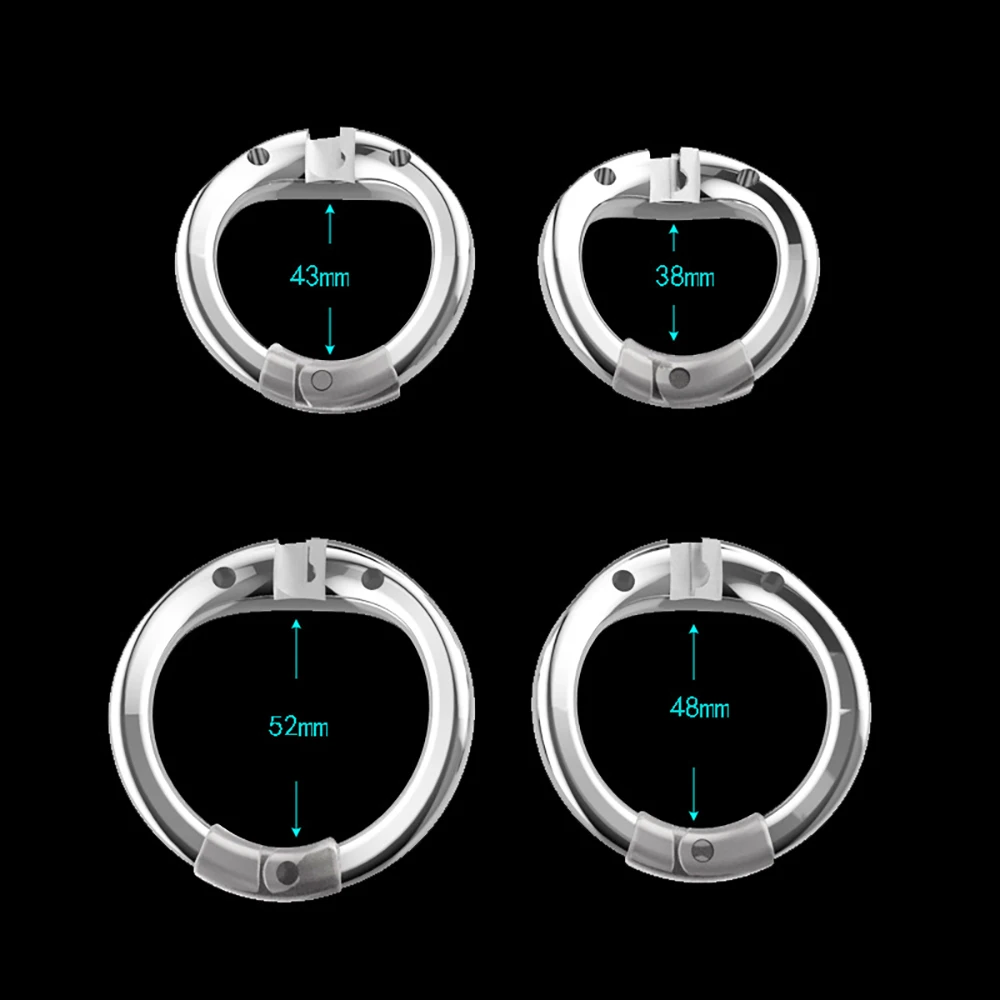 Стальной флип-дизайн мужское устройство верности 2 крышки клетки на член и 1