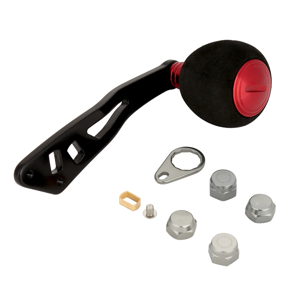 

Fishing Reel Handle EVA Knob with Fittings Replacement Parts for Low-Profile Reel (Red)FishingFishing