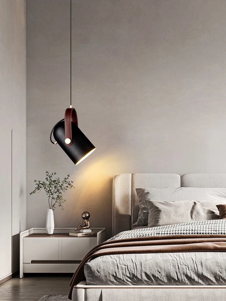 

Фонасветильник настенный из искусственной кожи с ремнем для спальни, столовой