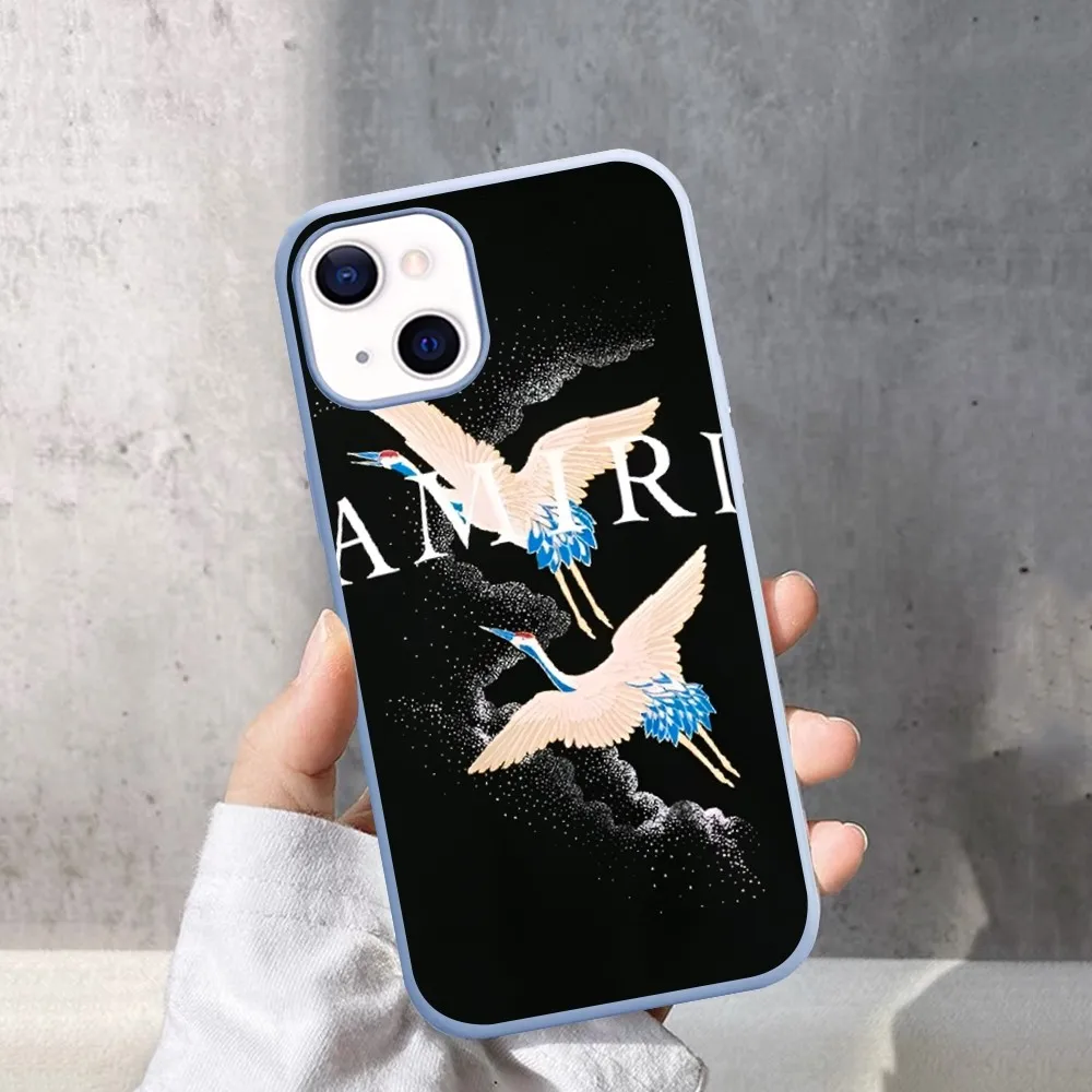 Чехол для телефона A-Amiri IPhone 14 11 12 13 Mini Pro Xs Max 8 7 6 6S Plus X XR однотонный чехол ярких