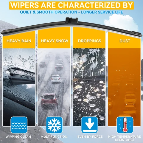 Передние щетки стеклоочистителя Erick's LHD для BMW X6 E71 E72 2008-2012 Лобовое стекло Чистое окно Автомобильные щетки от дождя 24 "+ 20"