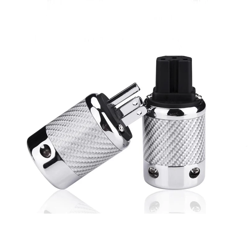 Фото Розетка с родиевым покрытием Furutech FI-50 NCF Nano Crystal Schuko EU/US AC Power 15A 125V /10A 250V №4