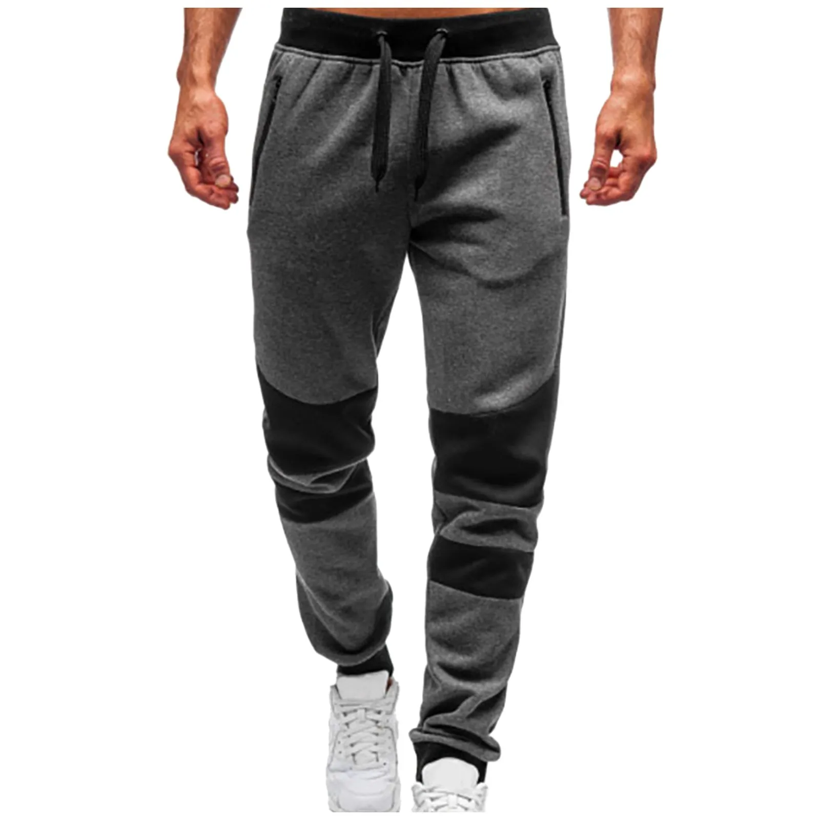 

New Autumn Men's Slim Fit Trousers Tracksuit Bottoms Striped Skinny Joggers Long Sweatpants Casual Loose Breathable Trousers