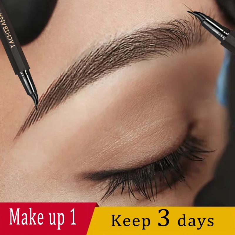 

Keep 3 Days Liquid Eyebrow Pencil Tattoo 0.01MM Ultra Thin Head Fine EyeLiner Pen Waterproof Long Lasting Microblading