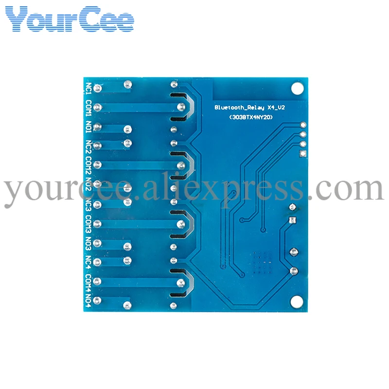 Релейный модуль совместимый с Bluetooth 1/2/4-канальный постоянный ток 5 В/12 В |