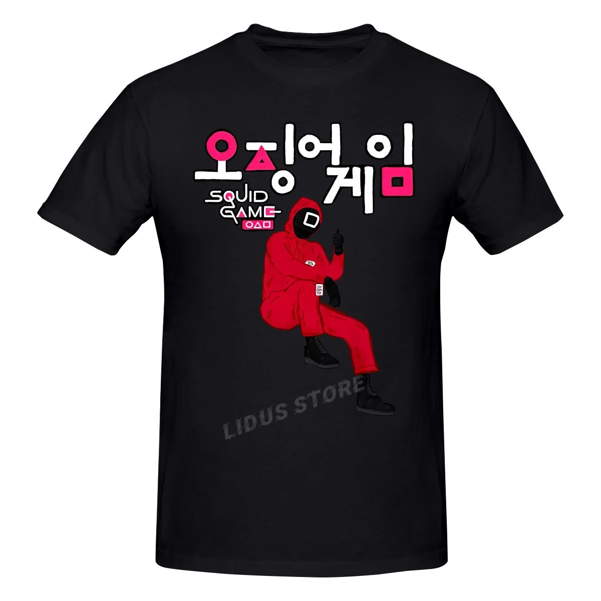 

Korean TV Squid Game T shirt Harajuku Unisex Clothing Short Sleeve T-shirt 100% Cotton Sweatshirts Graphics Tshirt Brands Tee