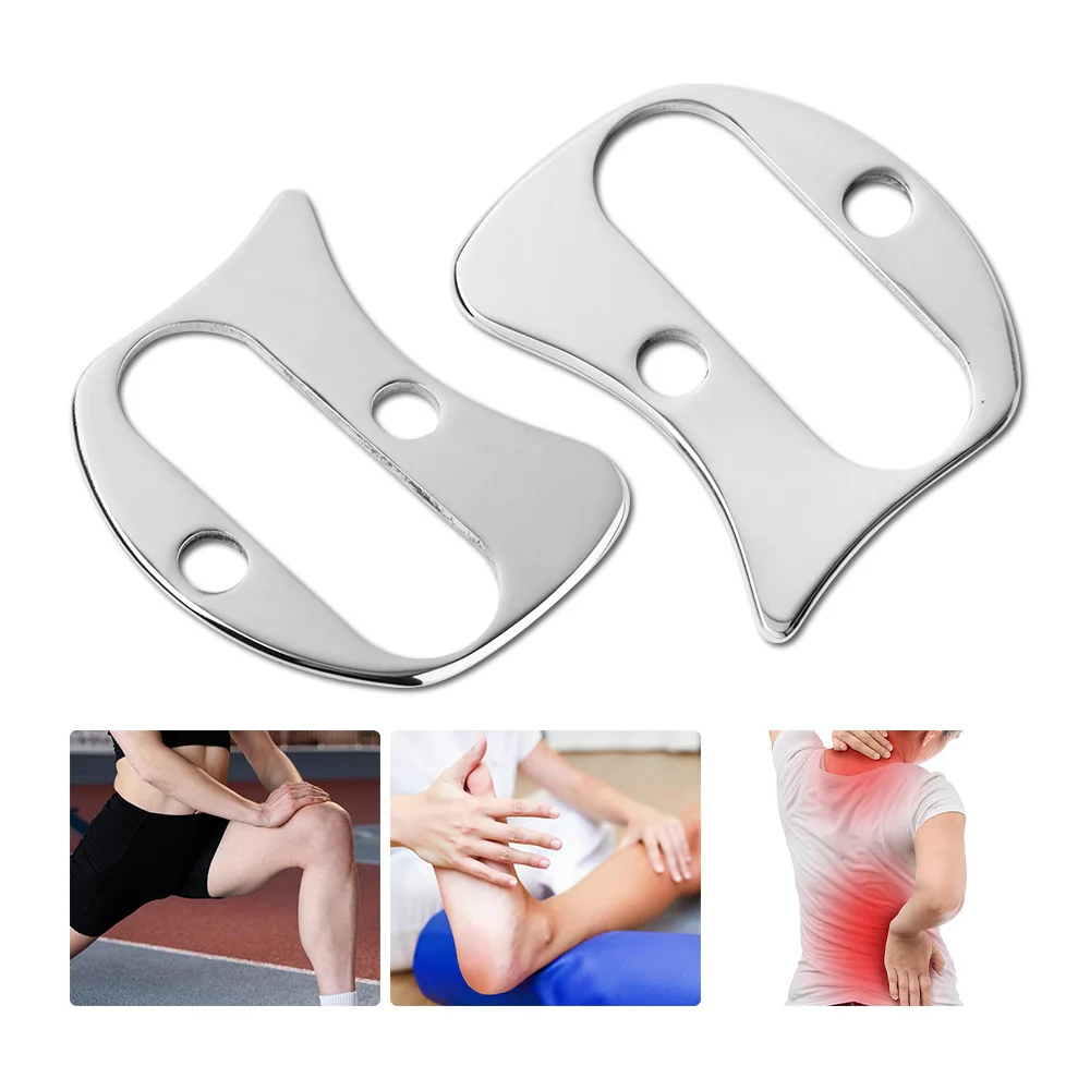 

GuaSha Muscle Massager Relax Tool Stainless Steel Physical Therapy Soft Tissue Probing Fascia Treatment Scraping Massage Board