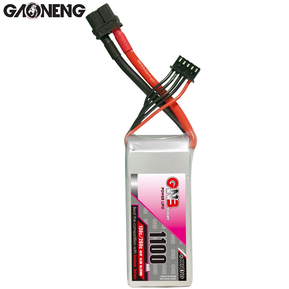 Gaoneng GNB 4S 14.8V 1100mAh 130C XT60