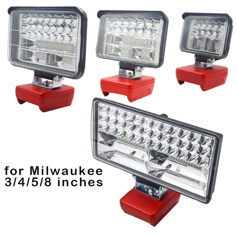 3/4/5/8 Inch Electric LED For Milwaukee M&18 18V Li-Ion Batt