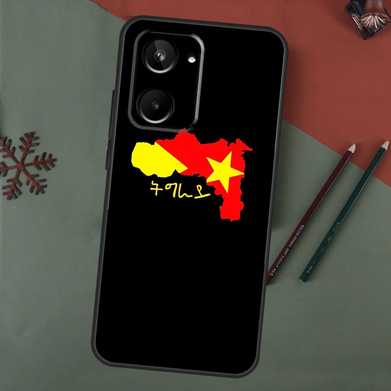 Фото Чехол с флагом Tigray для Realme C55 C51 C75 C63 C61 C53 C35 C65 C67 C71 11 12 13 14 15 Pro Plus GT6 GT7 Pro №3