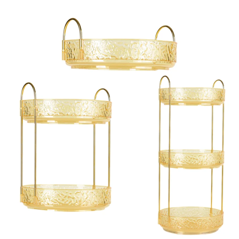 Роскошная Многоуровневая Вращающаяся Полка Для Хранения Косметики Духов И Ухода