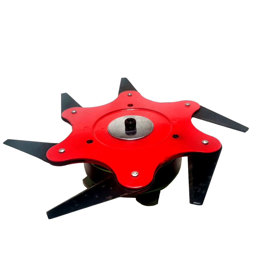 9240 бесщеточный двигатель 6 лезвий режущая головка триммер для травы щетка