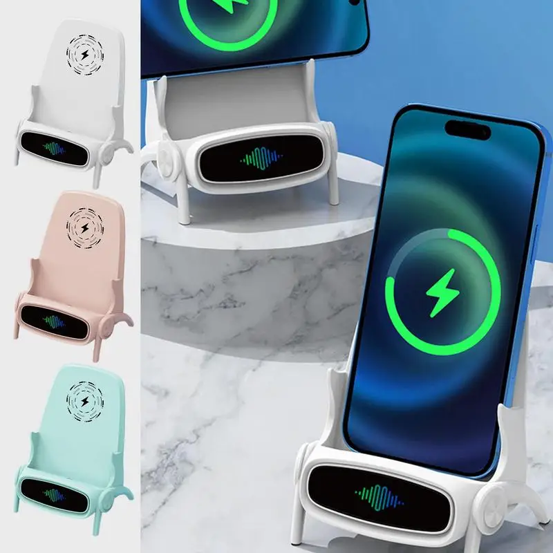 

Wireless Charger Stand Wireless Charging Phone Holder Amplification Base Phone stand Charging Supplies for 4.5-11 Inch Mobiles