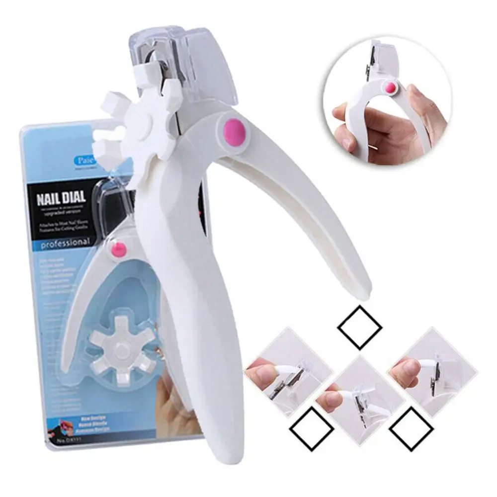 

Type U word Stainless Steel White Acrylic Nail Scissor False Nail Tip Cutter Manicure Tips Cutter Manicure Clamp