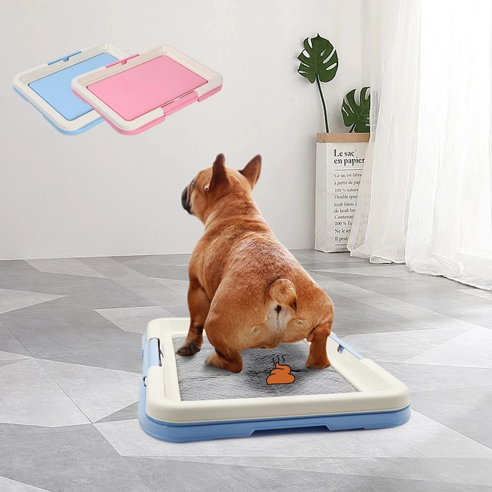 

Dog Box Toilet Indoor Pet Supplies Pad Cat Training Holder Cats For Litter Puppy Tray Pet Dogs Toilet Small Potty Portable Dogs