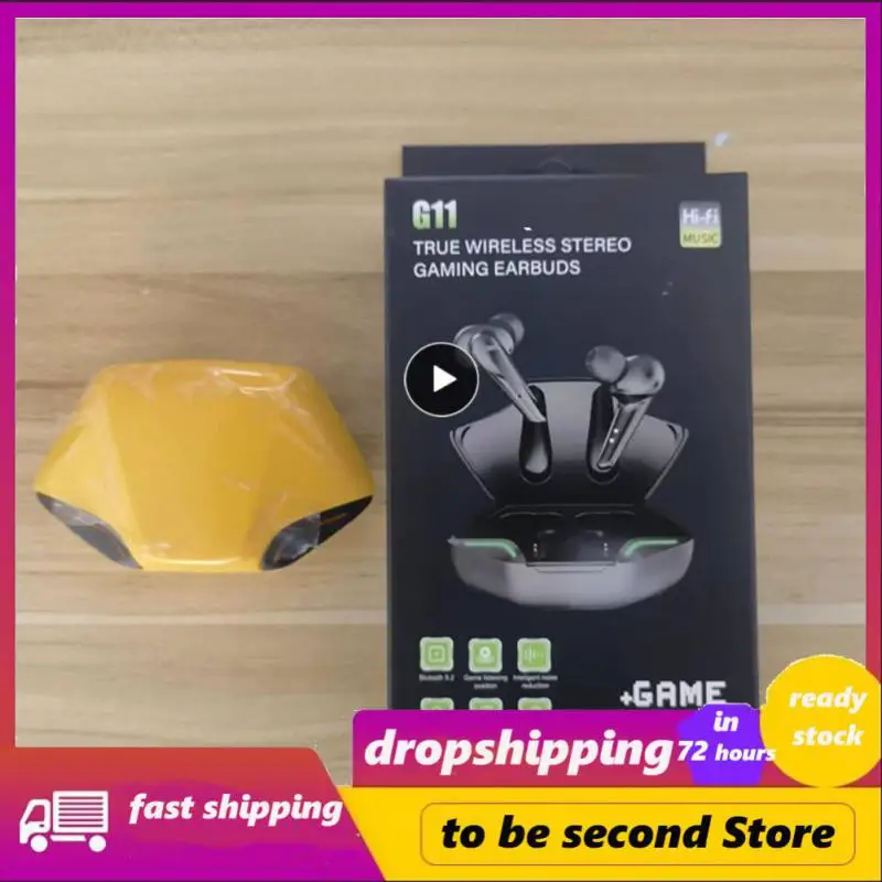 

E-sports Hot Money Ultra Low Delay Headphones With Mic Wireless Headset Intelligent Noise Reduction