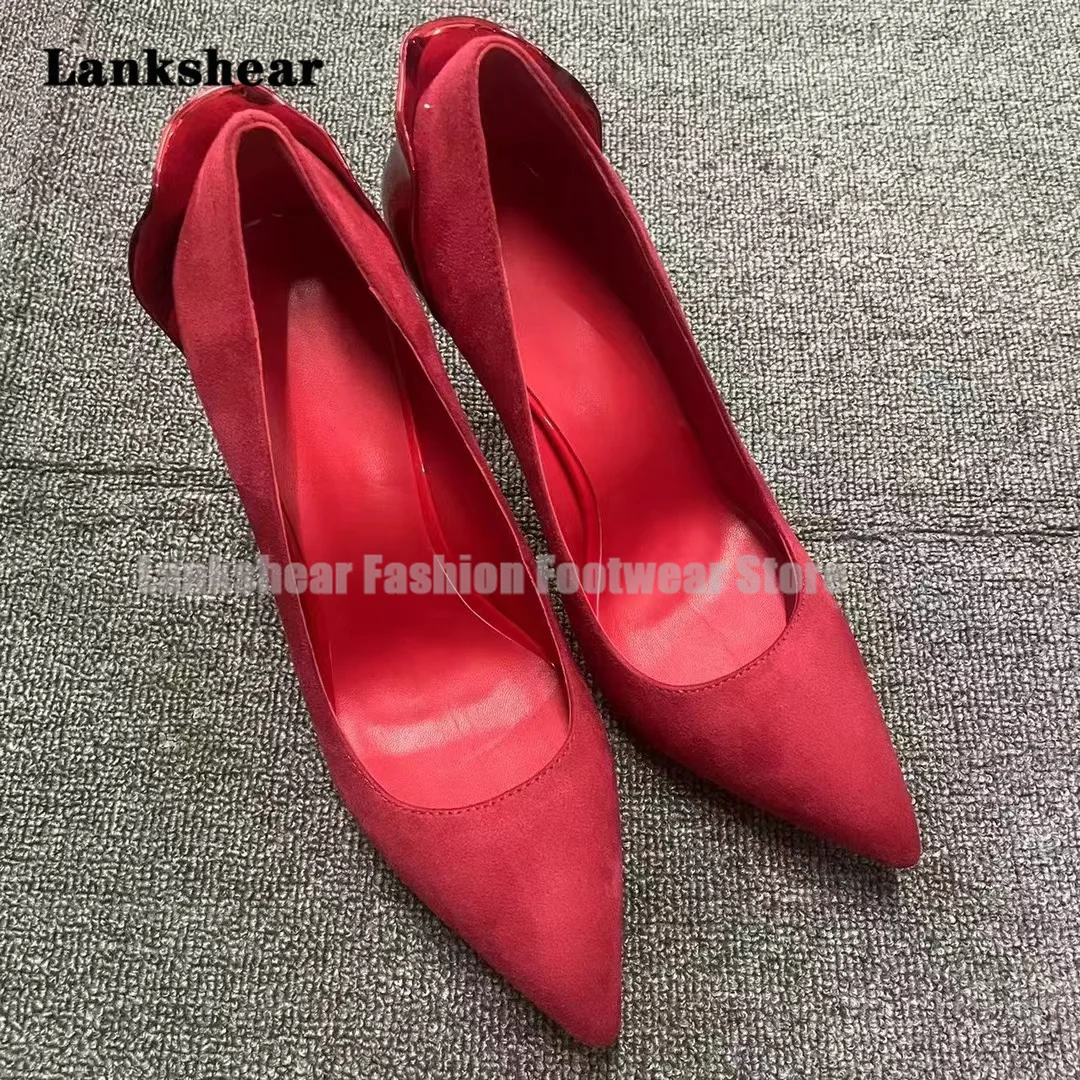 New Elegant Bridal Wedding Party Shoes Red Pumps High Heels Accessories for High Heels Flats Slipper Brand Design Wedding Shoes
