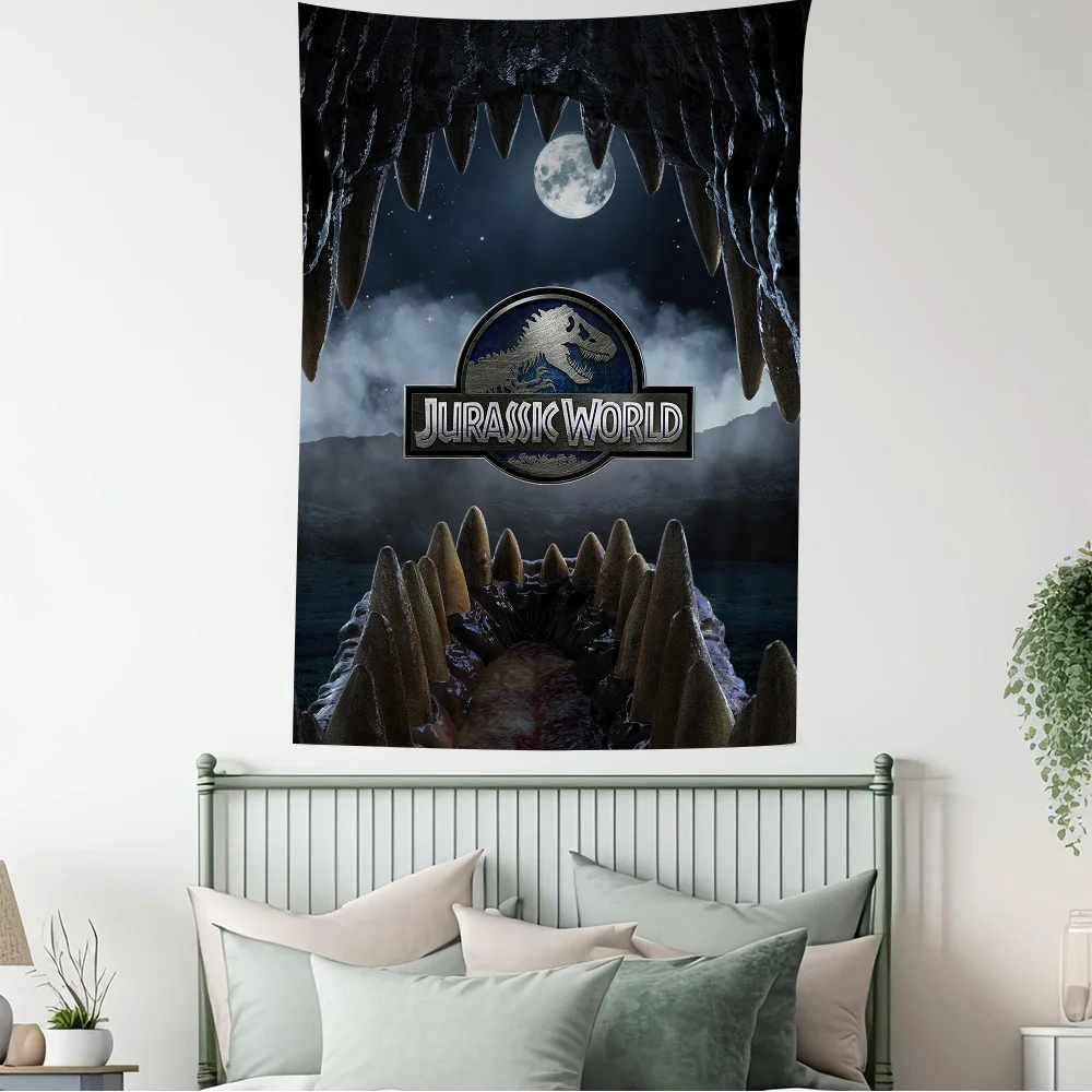 J-Jur-assic-Worlds аниме гобелен висит Таро хиппи настенные коврики домашний декор в
