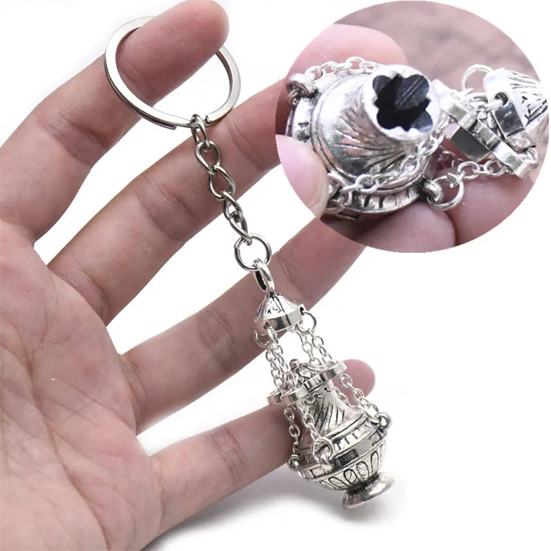 

Новые сувениры, подарки, христианская курильница, брелок, религиозный брелок, подвесной брелок для автомобиля, аксессуары