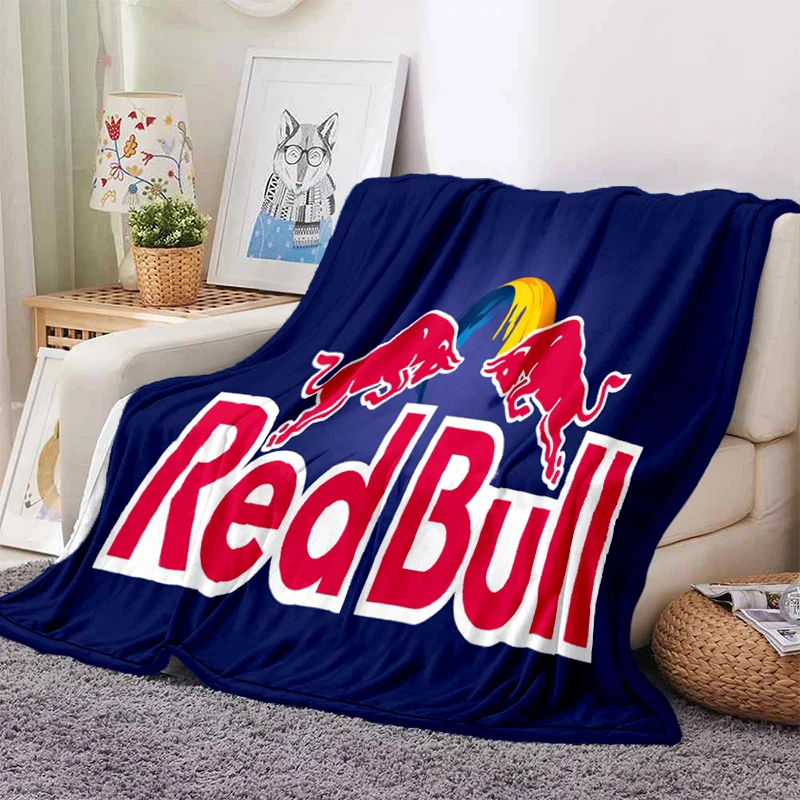 

3D print Red Bull Blanket Flannel Blanket Soft Fleece Throw Blankets Blanket for Bedroom Sofa