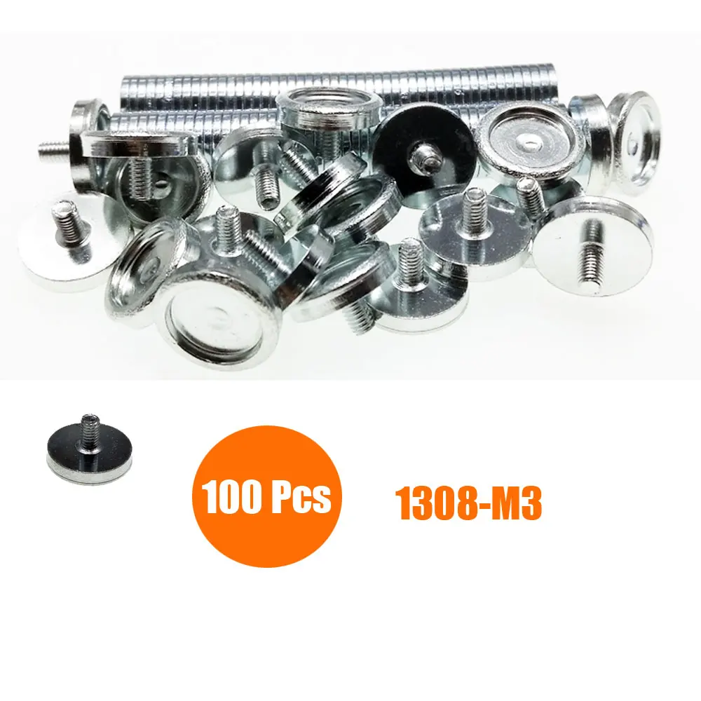 

100 Pcs 1308 Led Magnet Screws M3 External Thread Led Module Magnet Screws For Indoor Led Display Modules LED Module Magnet