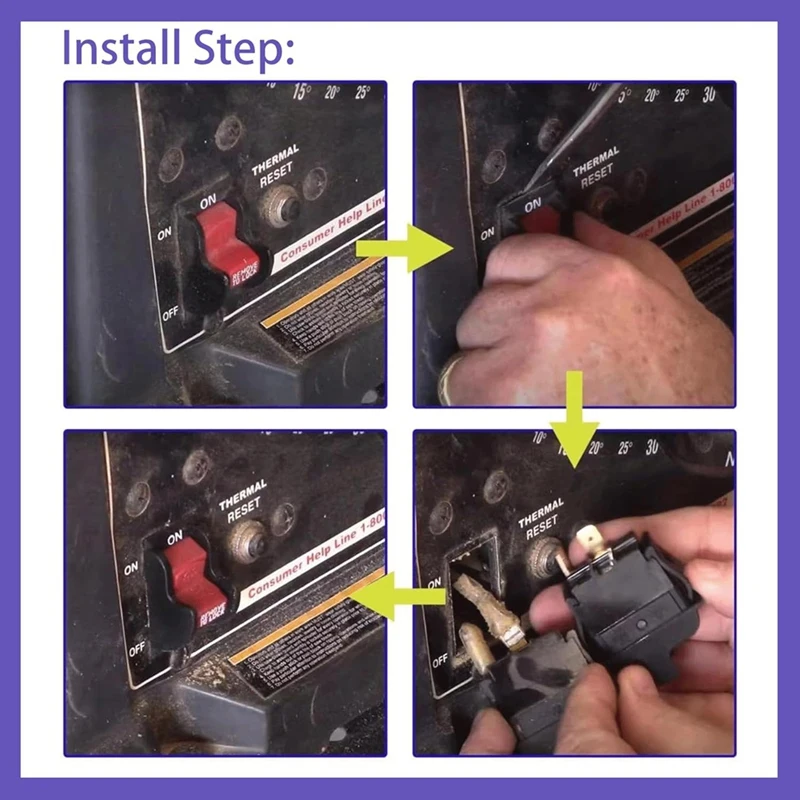 SW7B Тумблер включения-выключения 2-контактный для настольных пил Delta/Ryobi