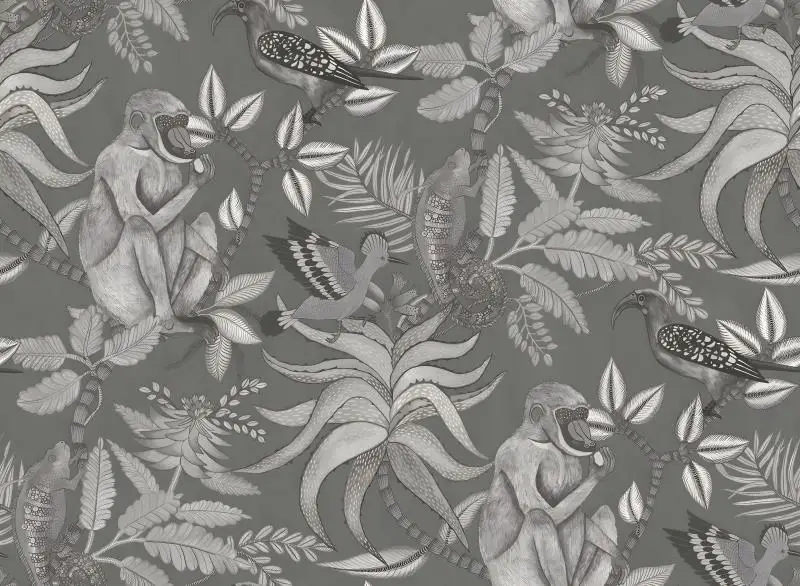 

Шелковые обои Beibehang "Древний тропический джунгль"