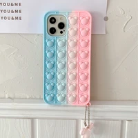 3d pop soft silicone case for iphone 7 8 plus 13 mini pro max fidget toys squeeze squishy for iphone x xs xr 11 se2020