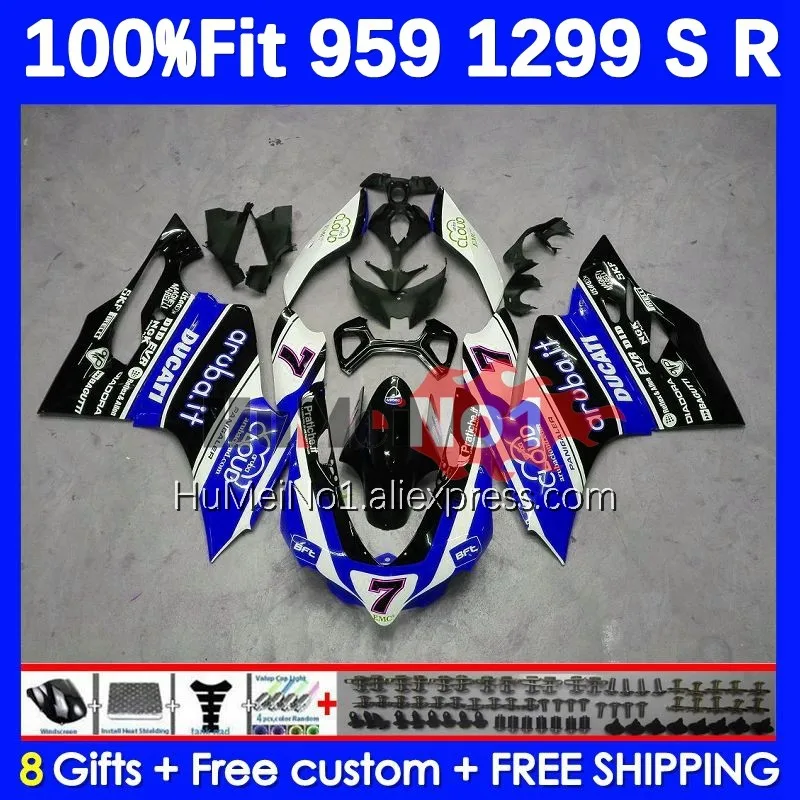 

Инъекция respol синий комплект для DUCATI Panigale 959 1299 S 959R 1299R 196No.41 959S 1299 S 15 16 17 18 2015 2016 2017 2018 обтекатель